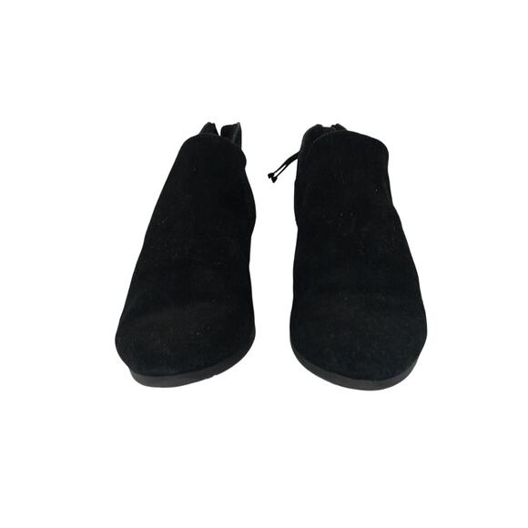 KENNETH COLE! REACTION BLACK GENUINE SUEDE LEATHER CHUNKY HEEL BOOTS! SZ 6.5M - Picture 5 of 10